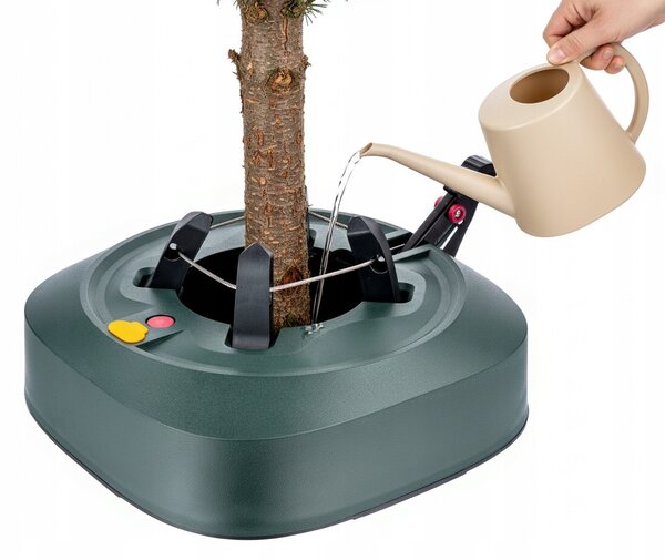 Stojan na vánoční stromek Coil plastový zelený 34 cm pro stromky do 203 cm