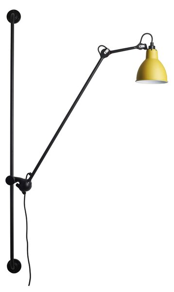 DCW éditions Lampe Gras N°214 E14 posuvné nástěnné svítidlo ChromováOvál