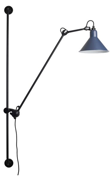 DCW éditions Lampe Gras N°214 E14 posuvné nástěnné svítidlo ChromováOvál
