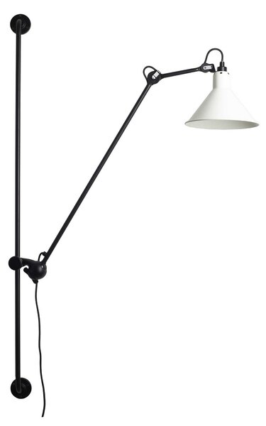 DCW éditions Lampe Gras N°214 E14 posuvné nástěnné svítidlo ChromováOvál