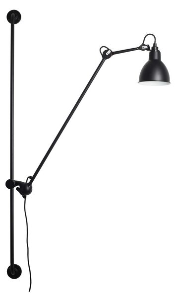 DCW éditions Lampe Gras N°214 E14 posuvné nástěnné svítidlo ChromováOvál