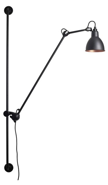 DCW éditions Lampe Gras N°214 E14 posuvné nástěnné svítidlo ChromováOvál
