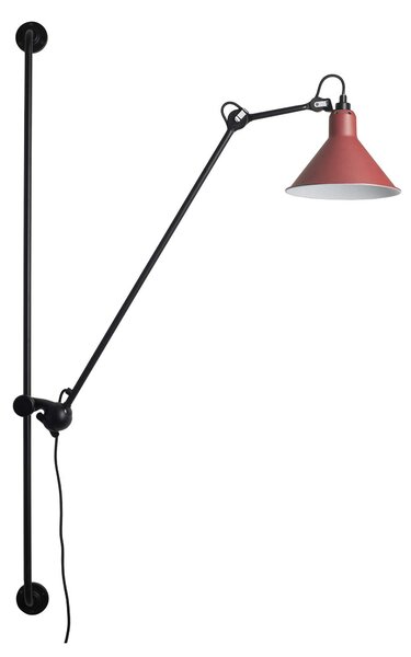 DCW éditions Lampe Gras N°214 E14 posuvné nástěnné svítidlo ChromováOvál
