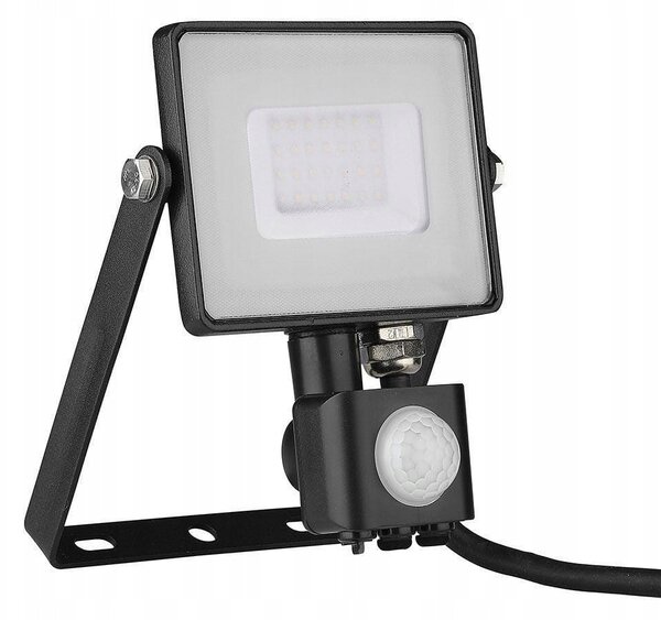 LED Projektor V-TAC 30W SAMSUNG CHIP s Pohybovým Čidlem a Funkcí Cut-OFF, Černý