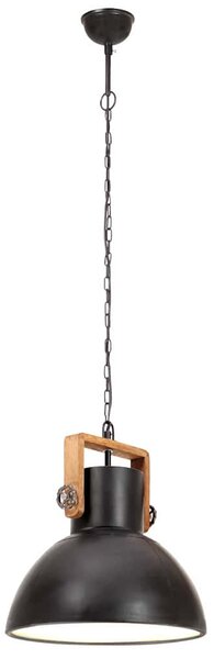 Industriální závěsné svítidlo 25 W černé kulaté 40 cm E27 320535