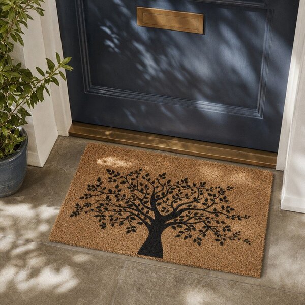 Rohožka z kokosového vlákna 40x60 cm Tree of Life – Artsy Doormats
