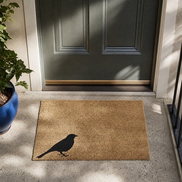Rohožka z kokosového vlákna 40x60 cm Bird – Artsy Doormats