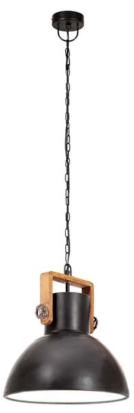 Industriální závěsné svítidlo 25 W černé kulaté 30 cm E27 320536