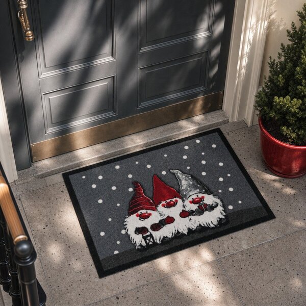 Rohožka Hanse Home Cristmas Dwarfes, 40 x 60 cm