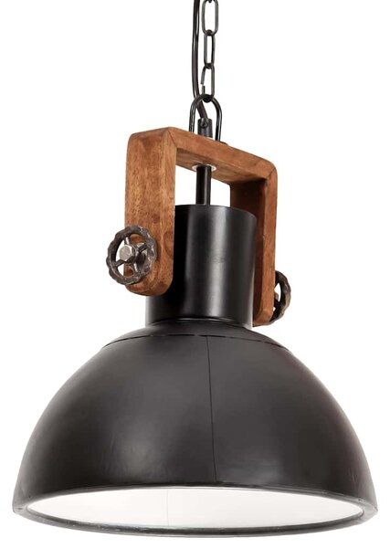 Industriální závěsné svítidlo 25 W černé kulaté 30 cm E27 320536