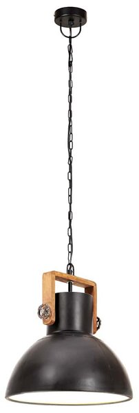 Industriální závěsné svítidlo 25 W černé kulaté 30 cm E27 320536