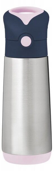 B.box Láhev Na Pití Indigo Rose 500 ml s brčkem