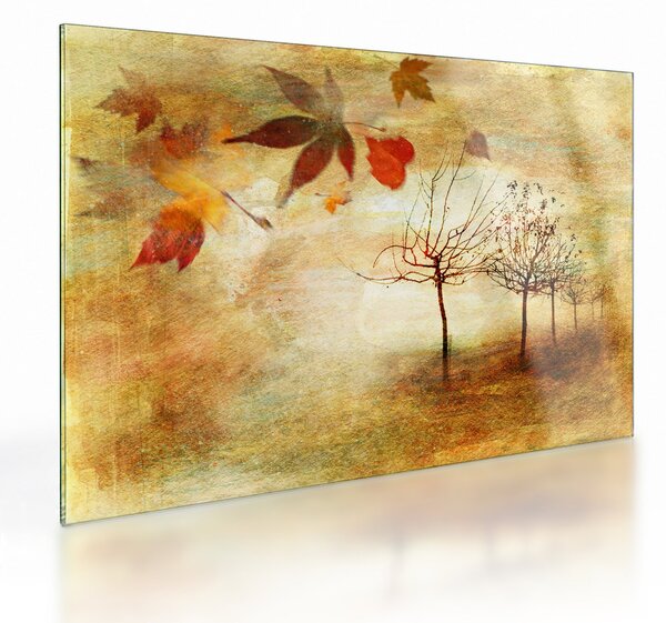 Skleněný obraz - Podzimní nálada (70x50 cm)