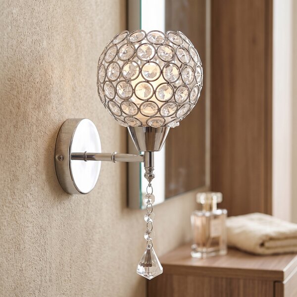 Nástěnné svítidlo TOOLIGHT stříbrné E27 60 W