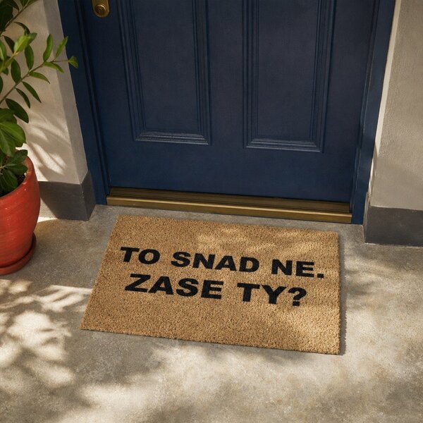 Rohožka z kokosového vlákna 40x60 cm Zase Ty? – Artsy Doormats