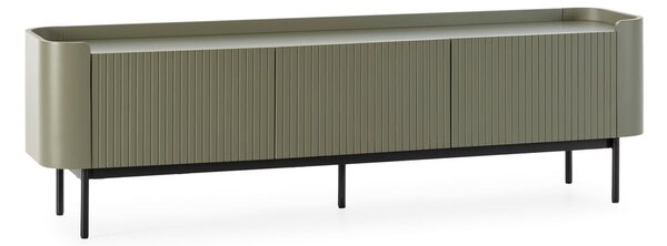 Zelený TV stolek 180x55x40 cm Willa – MOME