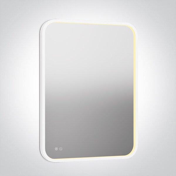 ONE-light Zrcadlo s osvětlením a odmlžením, stmívatelné, obdélníkové, 20W, bílé, 3000-6500K