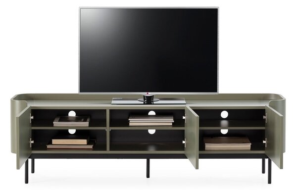 Zelený TV stolek 180x55x40 cm Willa – MOME