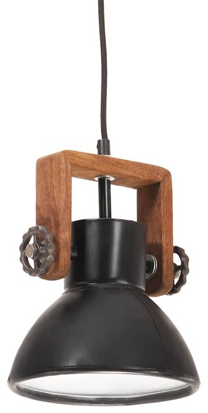 Industriální závěsné svítidlo 25 W černé kulaté 19 cm E27 320537