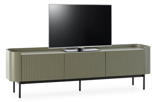 Zelený TV stolek 180x55x40 cm Willa – MOME
