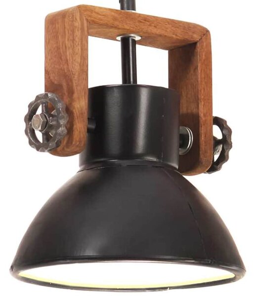 Industriální závěsné svítidlo 25 W černé kulaté 19 cm E27 320537