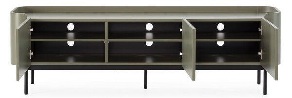 Zelený TV stolek 180x55x40 cm Willa – MOME