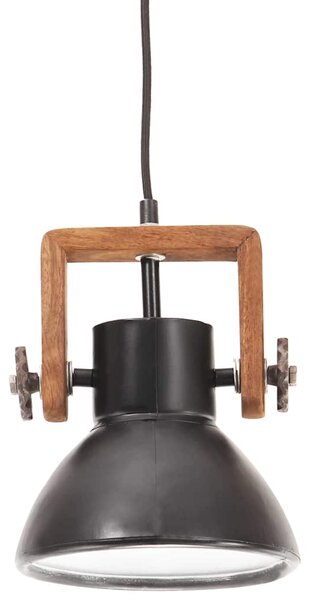Industriální závěsné svítidlo 25 W černé kulaté 19 cm E27 320537