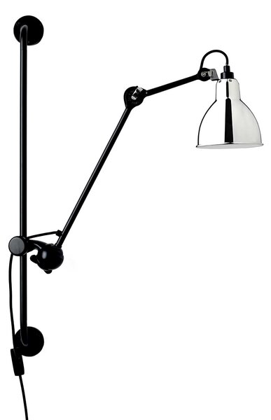 DCW éditions Lampe Gras N°210 E14 nástěnné svítidlo s vypínačem ChromováOvál