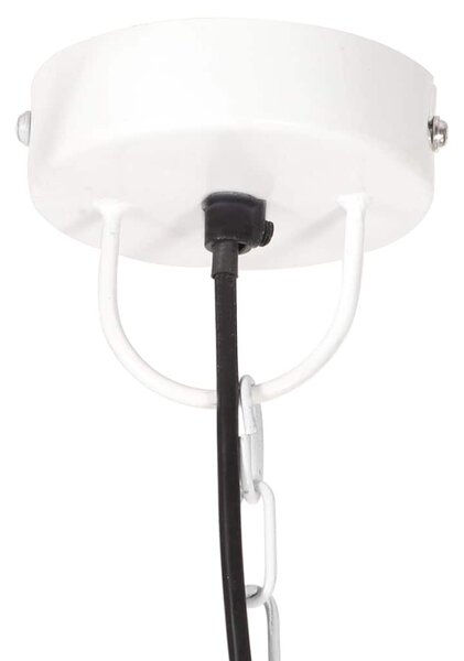 Industriální závěsné svítidlo 25 W bílé kulaté 30 cm E27 320539