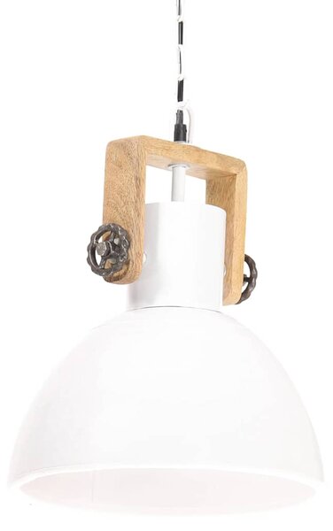 Industriální závěsné svítidlo 25 W bílé kulaté 30 cm E27 320539