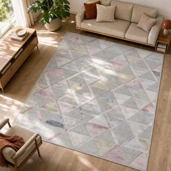 Šedý koberec Universal Margot Triangle, 60 x 110 cm