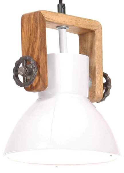 Industriální závěsné svítidlo 25 W bílé kulaté 19 cm E27 320540