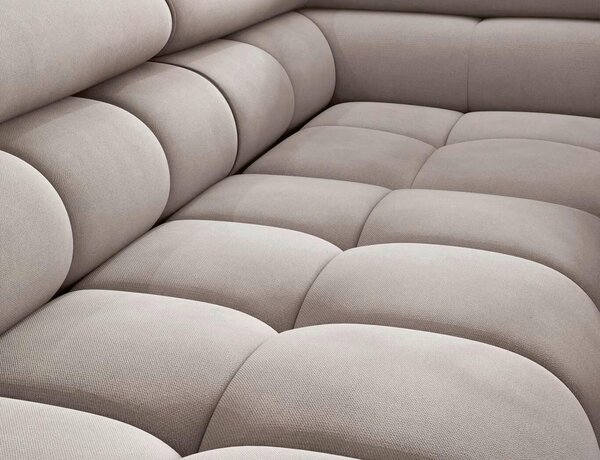 ROHOVÁ SEDAČKA, textil, béžová MID.YOU - Sedací soupravy, Online Only