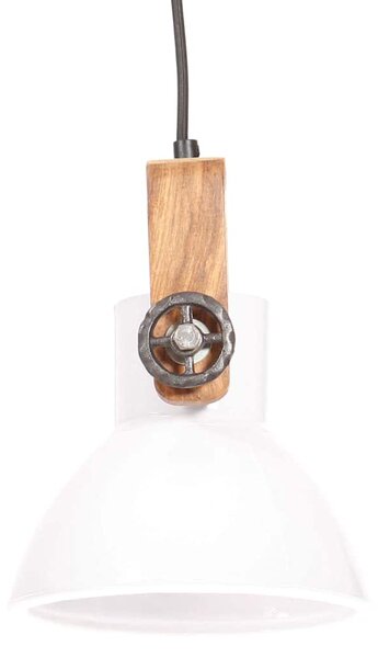 Industriální závěsné svítidlo 25 W bílé kulaté 19 cm E27 320540