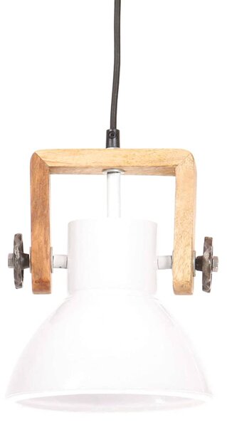 Industriální závěsné svítidlo 25 W bílé kulaté 19 cm E27 320540