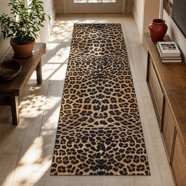 Běhoun Universal Ricci Leopard, 52 x 200 cm