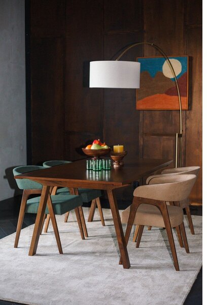 Jídelní stůl s deskou v dekoru jasanového dřeva 95x180 cm Adamello – Dutchbone