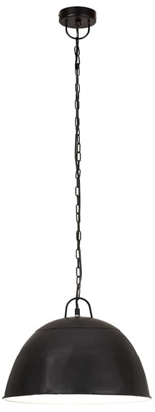 Industriální závěsné svítidlo 25 W černé kulaté 41 cm E27 320543