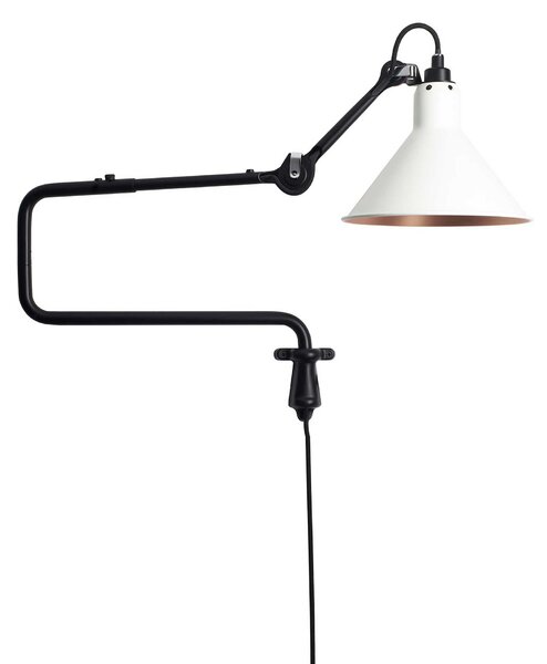 DCW éditions Lampe Gras N°303 E14 nástěnné svítidlo Bílá MěďKužel