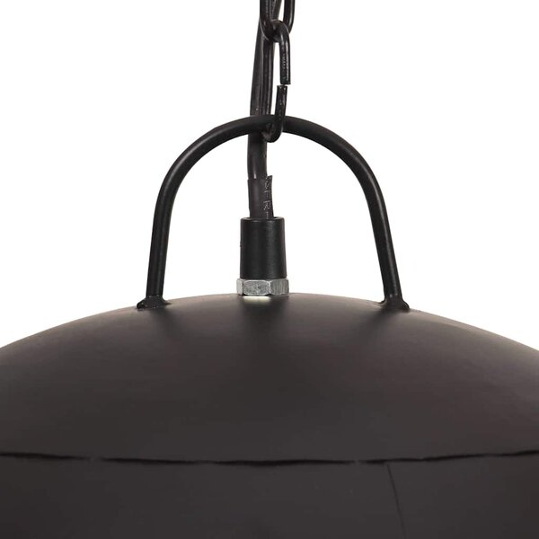 Industriální závěsné svítidlo 25 W černé kulaté 41 cm E27 320543