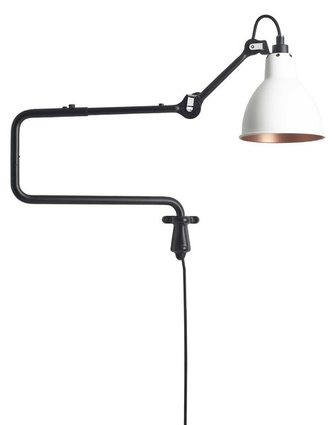 DCW éditions Lampe Gras N°303 E14 nástěnné svítidlo Bílá MěďOvál