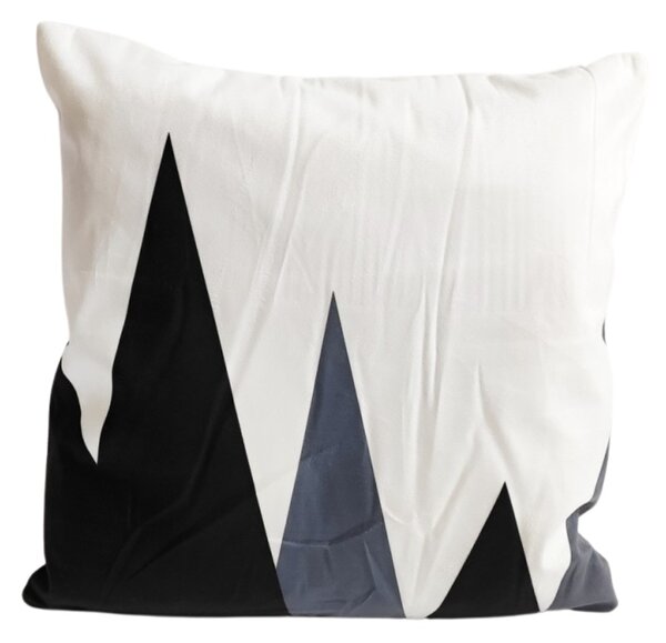 Dekorační povlak 45x45cm Grasse Black White Tiahome