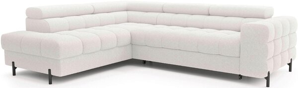 ROHOVÁ SEDAČKA, textil, bílá MID.YOU - Sedací soupravy, Online Only