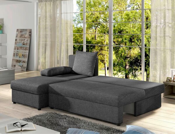 ROHOVÁ SEDAČKA, textil, tmavě šedá MID.YOU - Sedací soupravy, Online Only