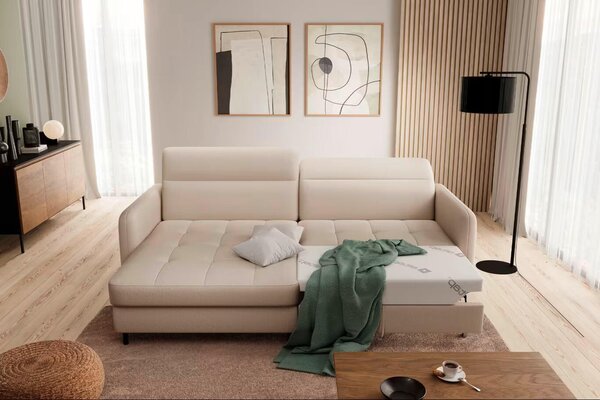 ROHOVÁ SEDAČKA, textil, krémová MID.YOU - Sedací soupravy, Online Only