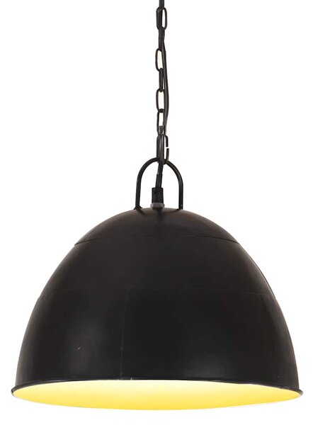 Industriální závěsné svítidlo 25 W černé kulaté 31 cm E27 320548