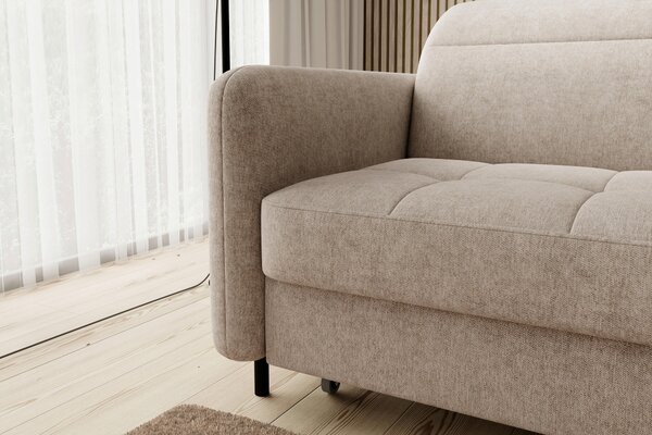 ROHOVÁ SEDAČKA, textil, béžová MID.YOU - Sedací soupravy, Online Only