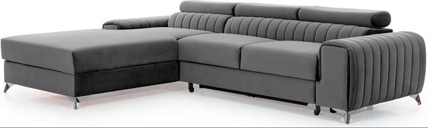 ROHOVÁ SEDAČKA, textil, šedá MID.YOU - Sedací soupravy, Online Only
