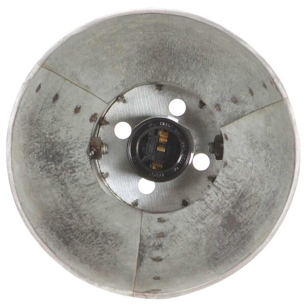 Industriální stolní lampa stříbrná kulatá 58 x 18 x 90 cm E27 320551