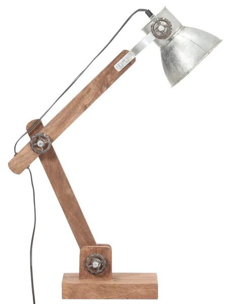 Industriální stolní lampa stříbrná kulatá 58 x 18 x 90 cm E27 320551